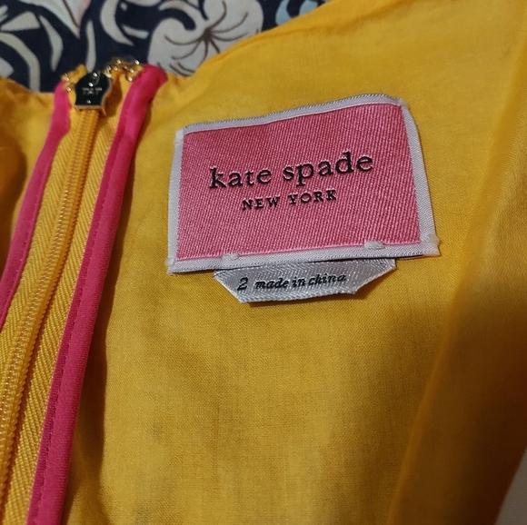 Kate Spade daisy print maxi dress size 2 - Picture 4 of 5